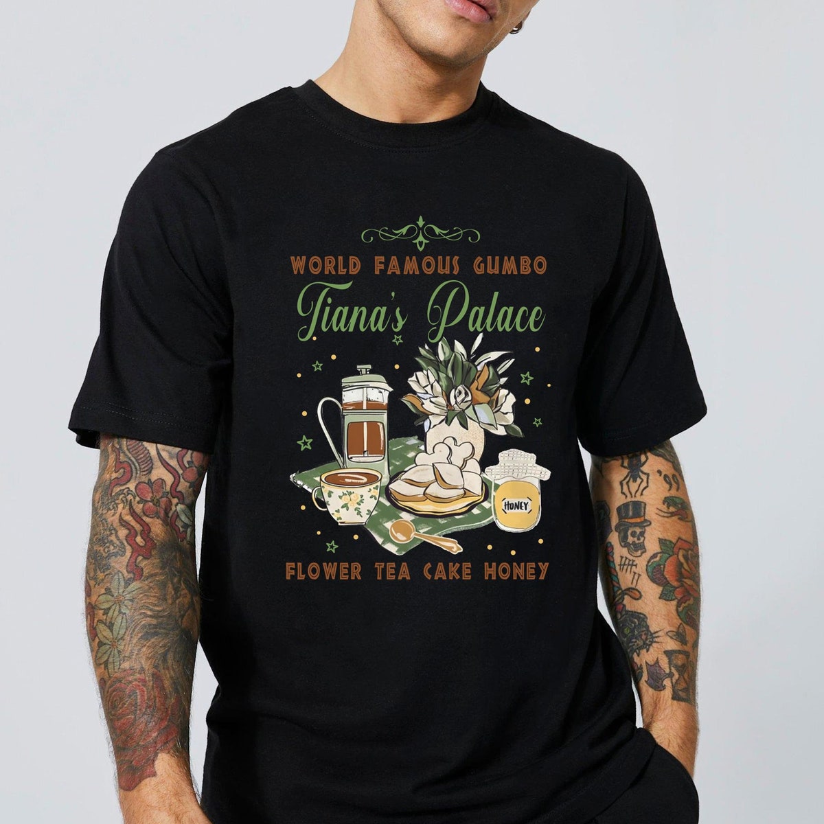 World Famous Gumbo Tianas Palace Shirt Princess And The Frog Tee 1