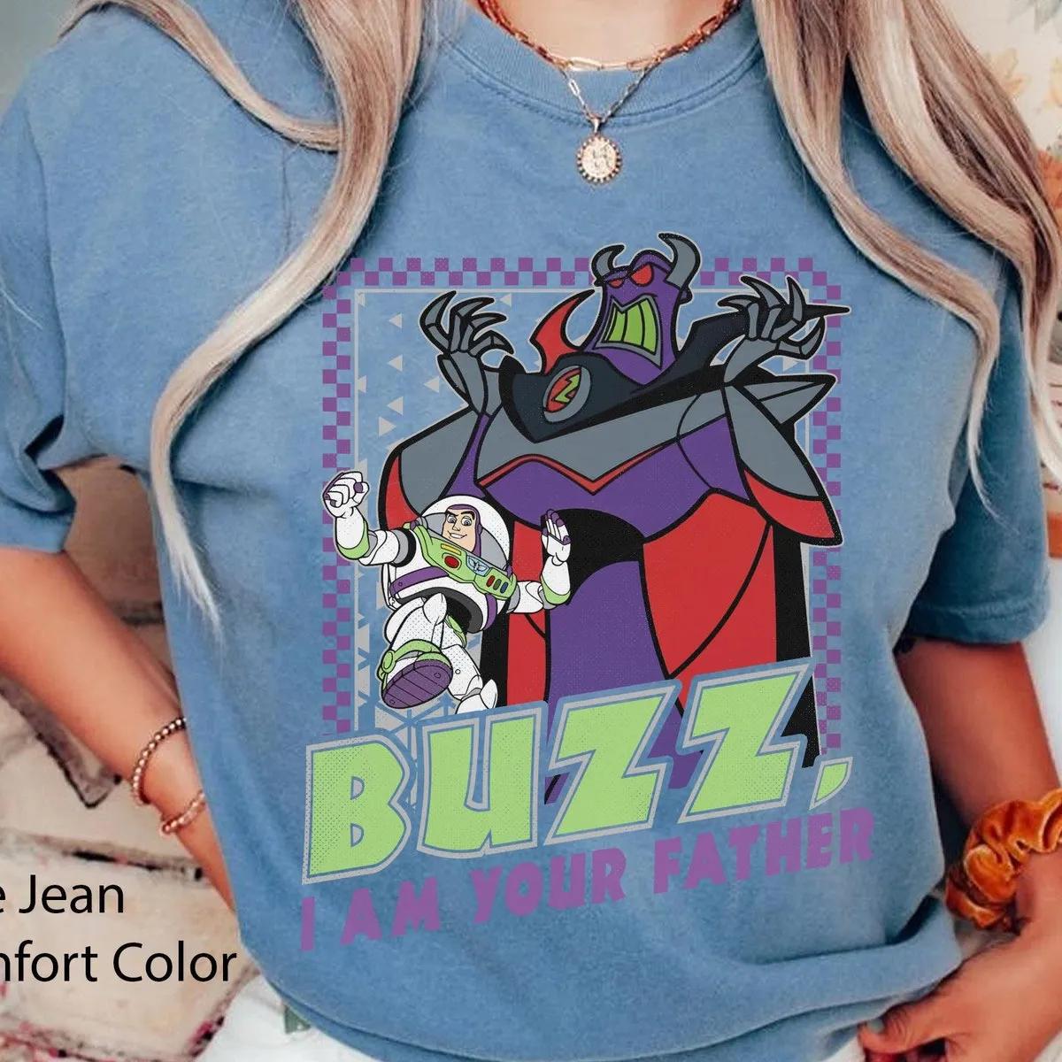 Zurg And Buzz I Am Your Father Checkerboard Shirt 5