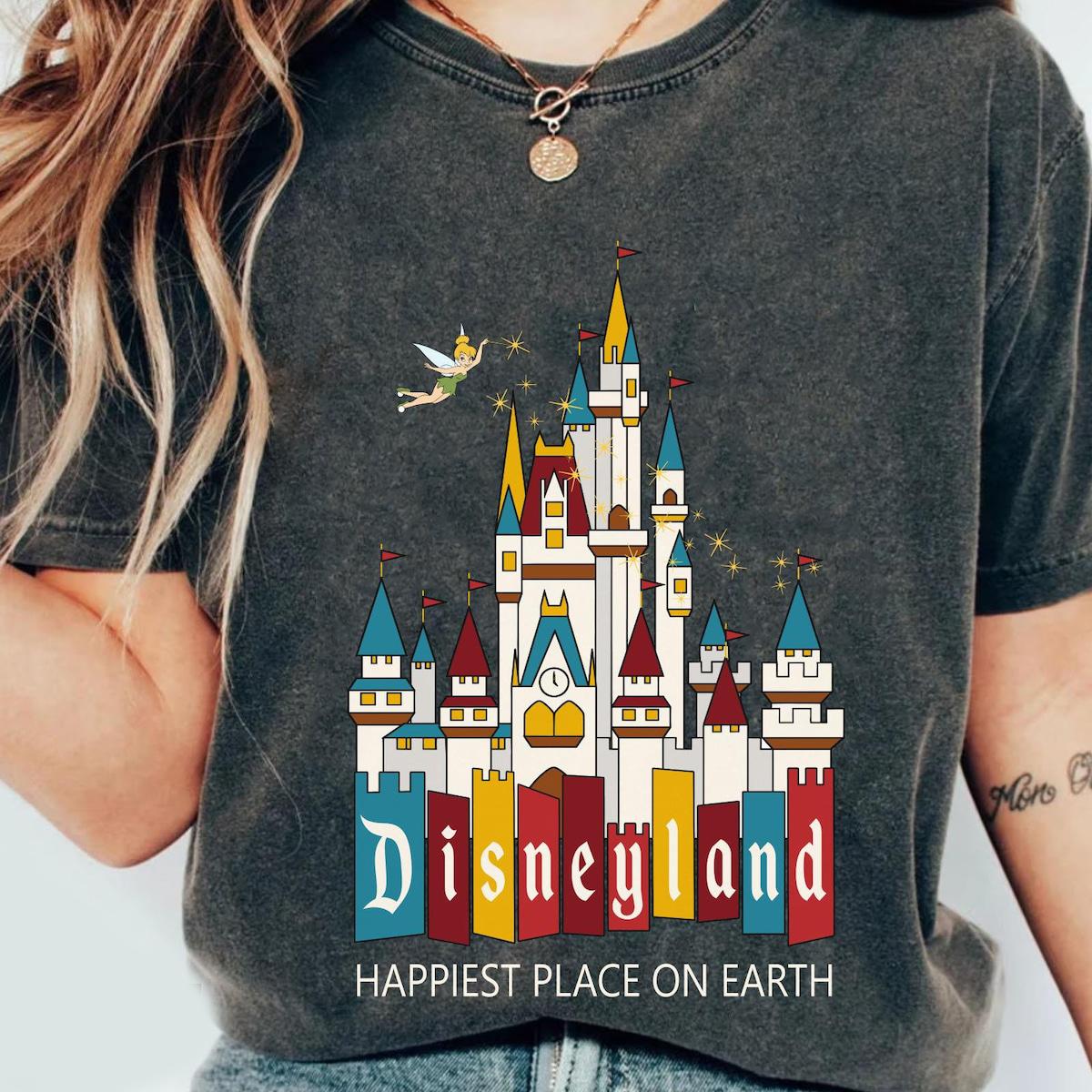 2024 Sign Happiest Place On Earth Castle Shirt 2