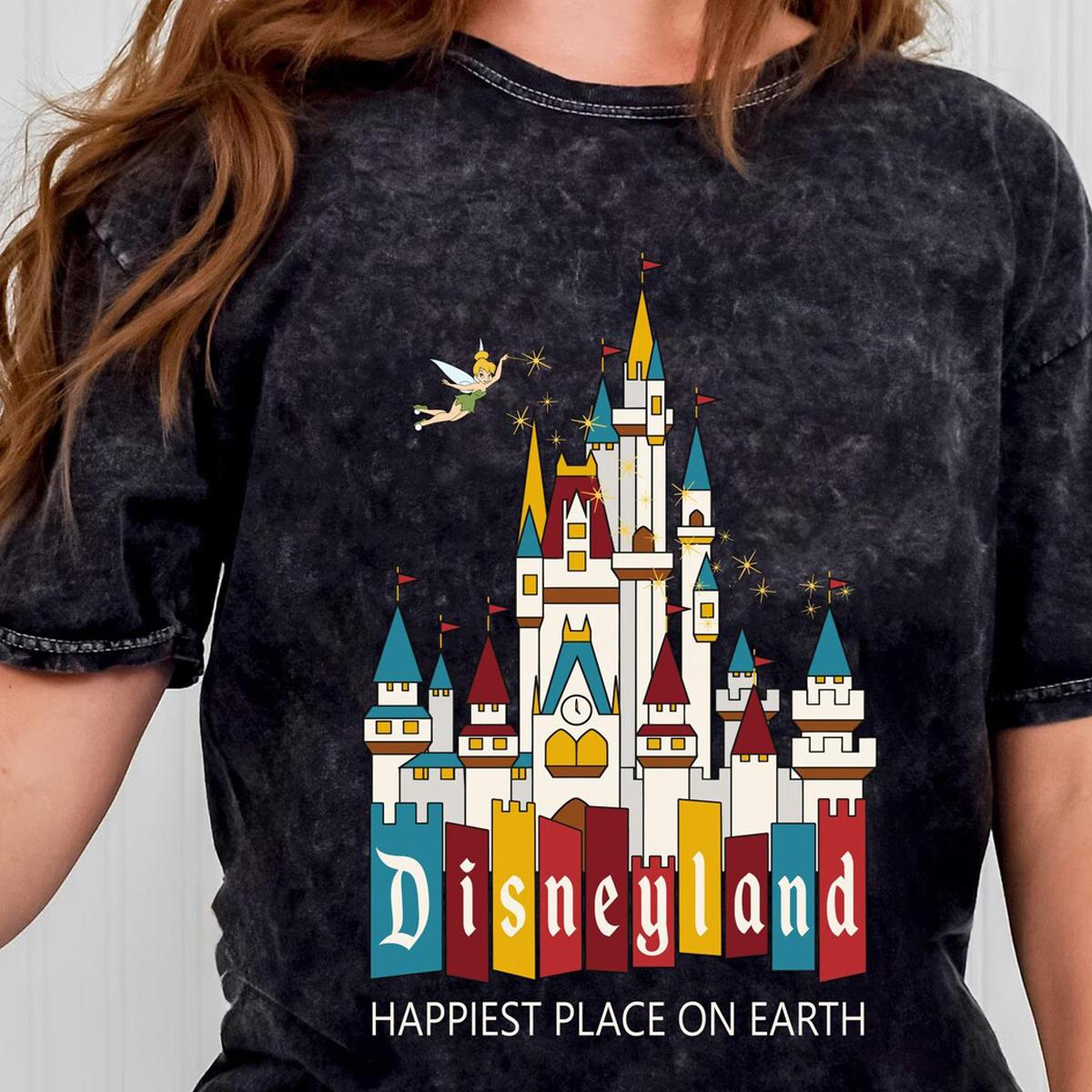 2024 Sign Happiest Place On Earth Castle Shirt 3