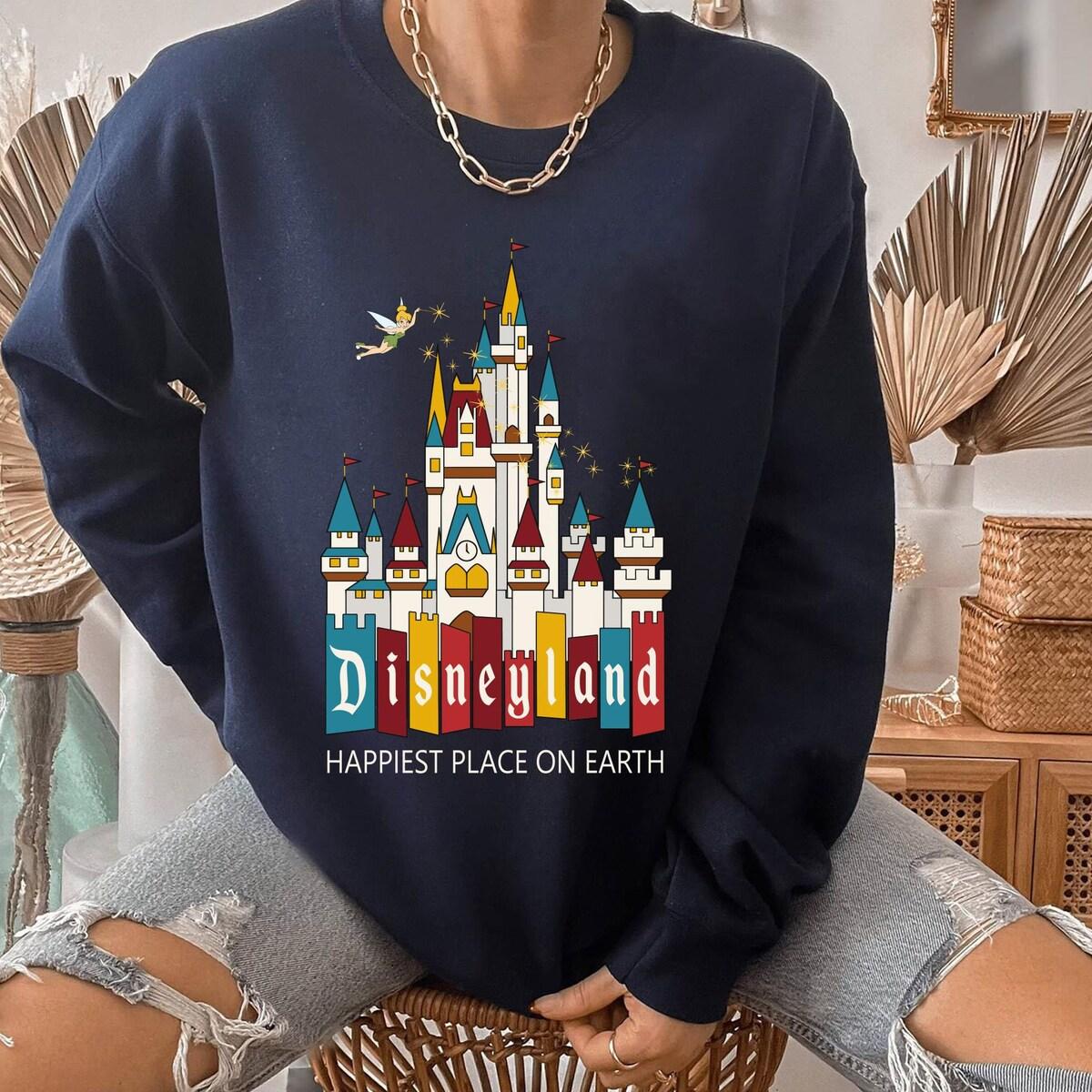 2024 Sign Happiest Place On Earth Castle Shirt 5