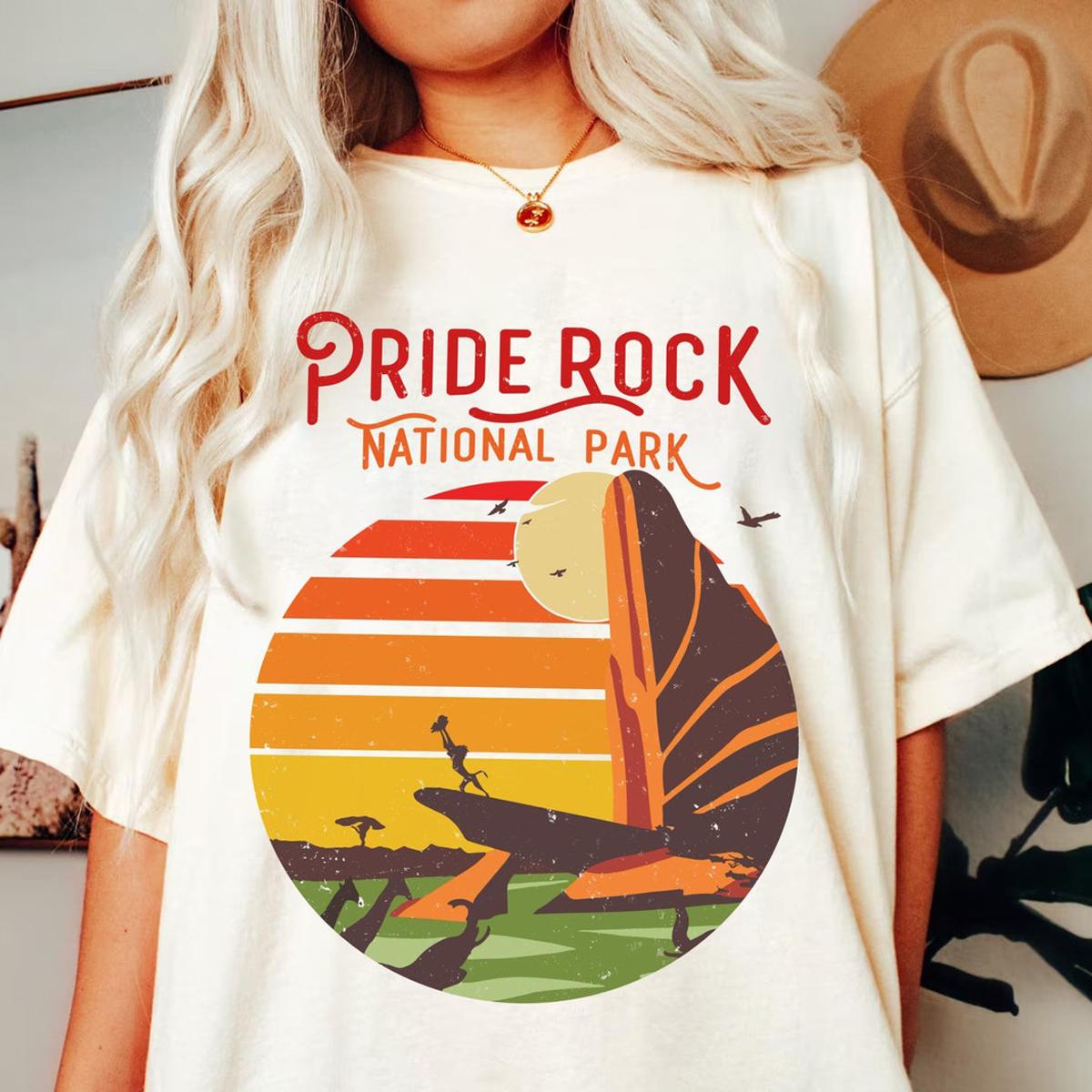 70s Pride Rock National Park The Lion King Shirt 1