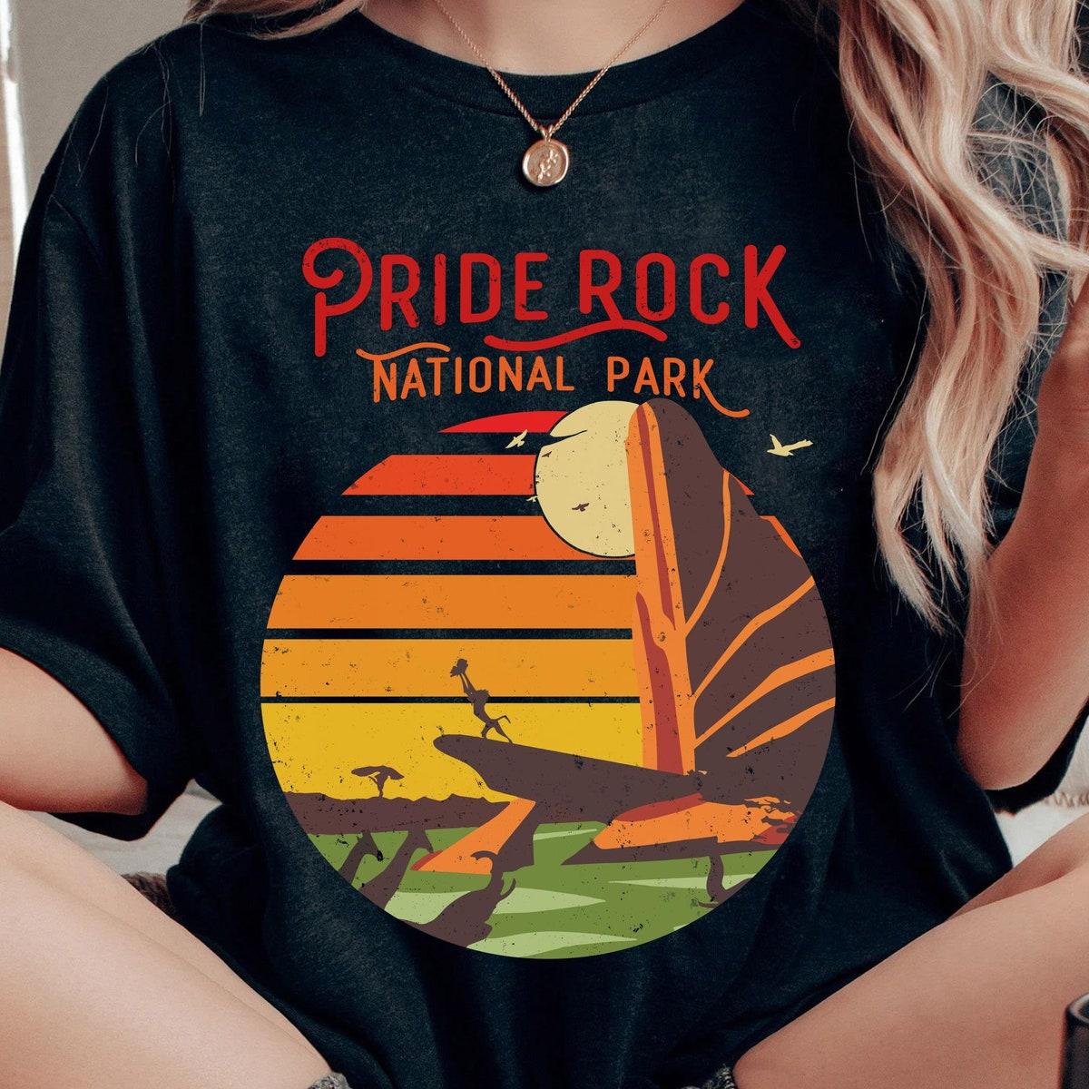 70s Pride Rock National Park The Lion King Shirt 2