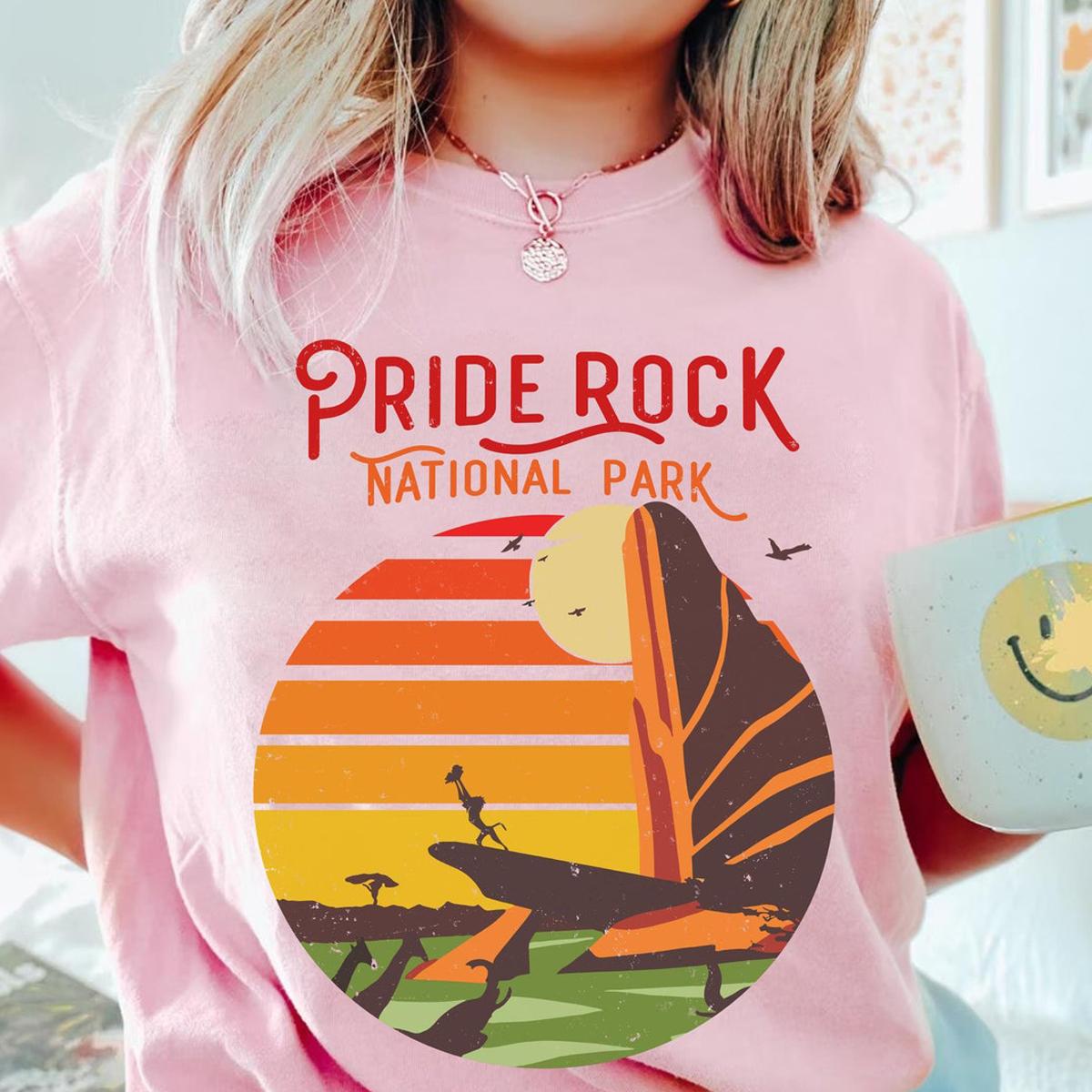 70s Pride Rock National Park The Lion King Shirt 4