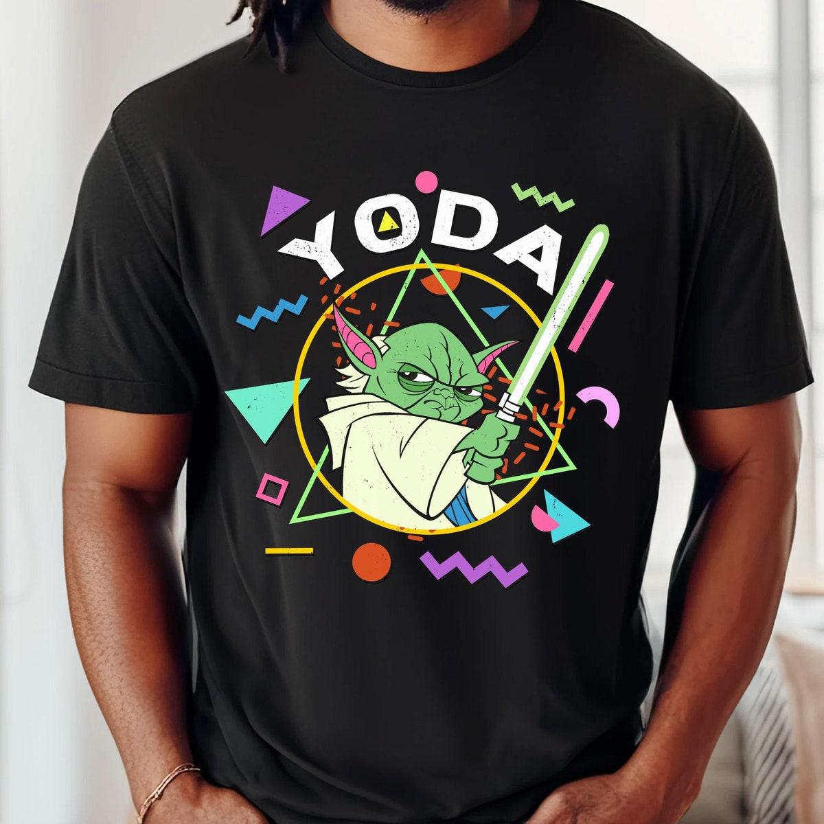 90s Yoda Master Portrait Star Wars Shirt 1