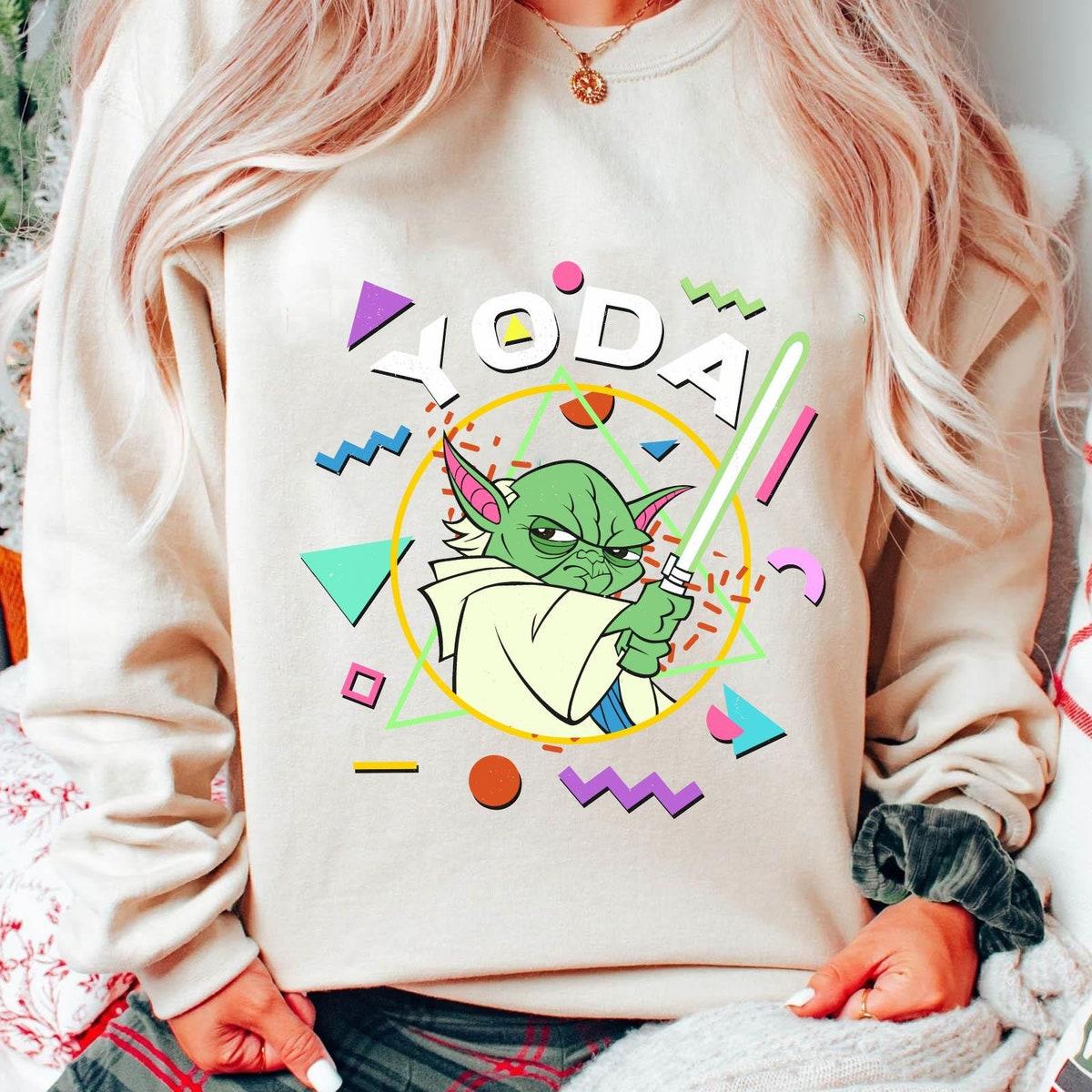 90s Yoda Master Portrait Star Wars Shirt 2