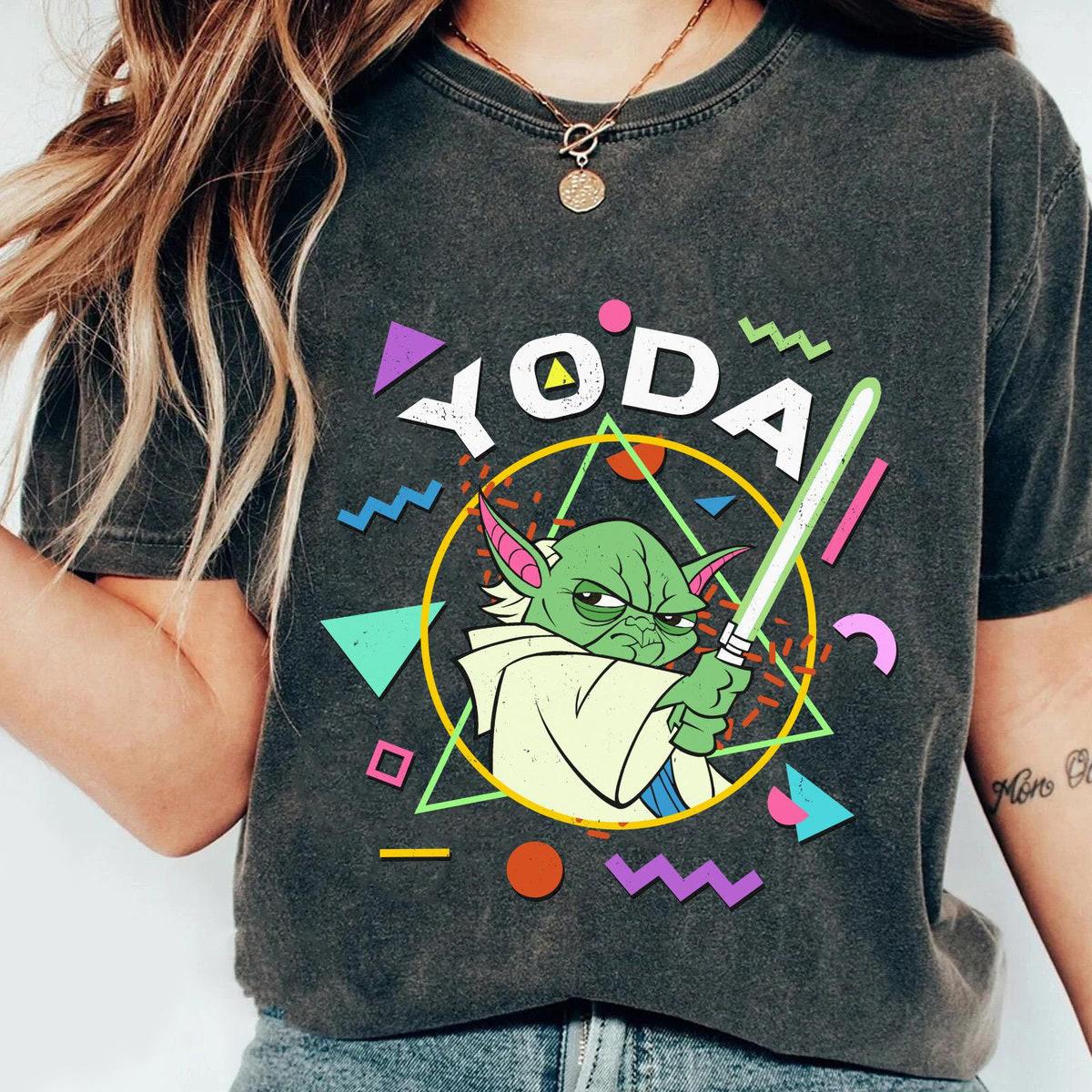 90s Yoda Master Portrait Star Wars Shirt 5