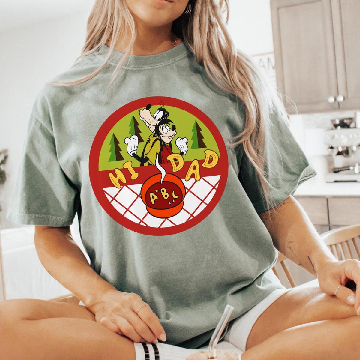 A Goofy Movie Father And Son Goofy Max Goof Hi Dad Soup Shirt 3