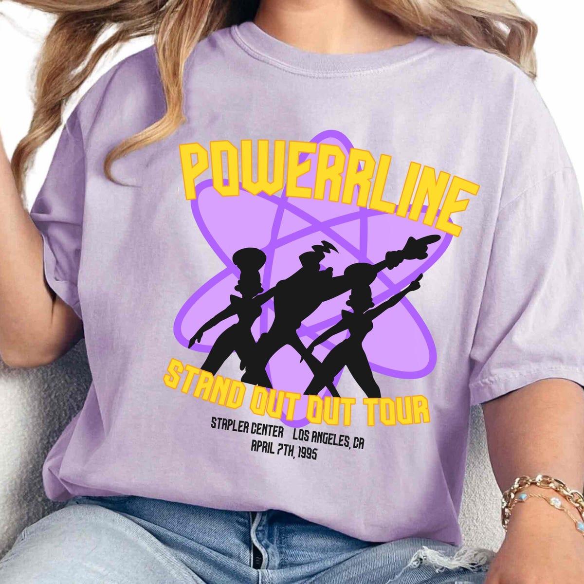 A Goofy Movie Powerline Stand Out World Tour Shirt 3