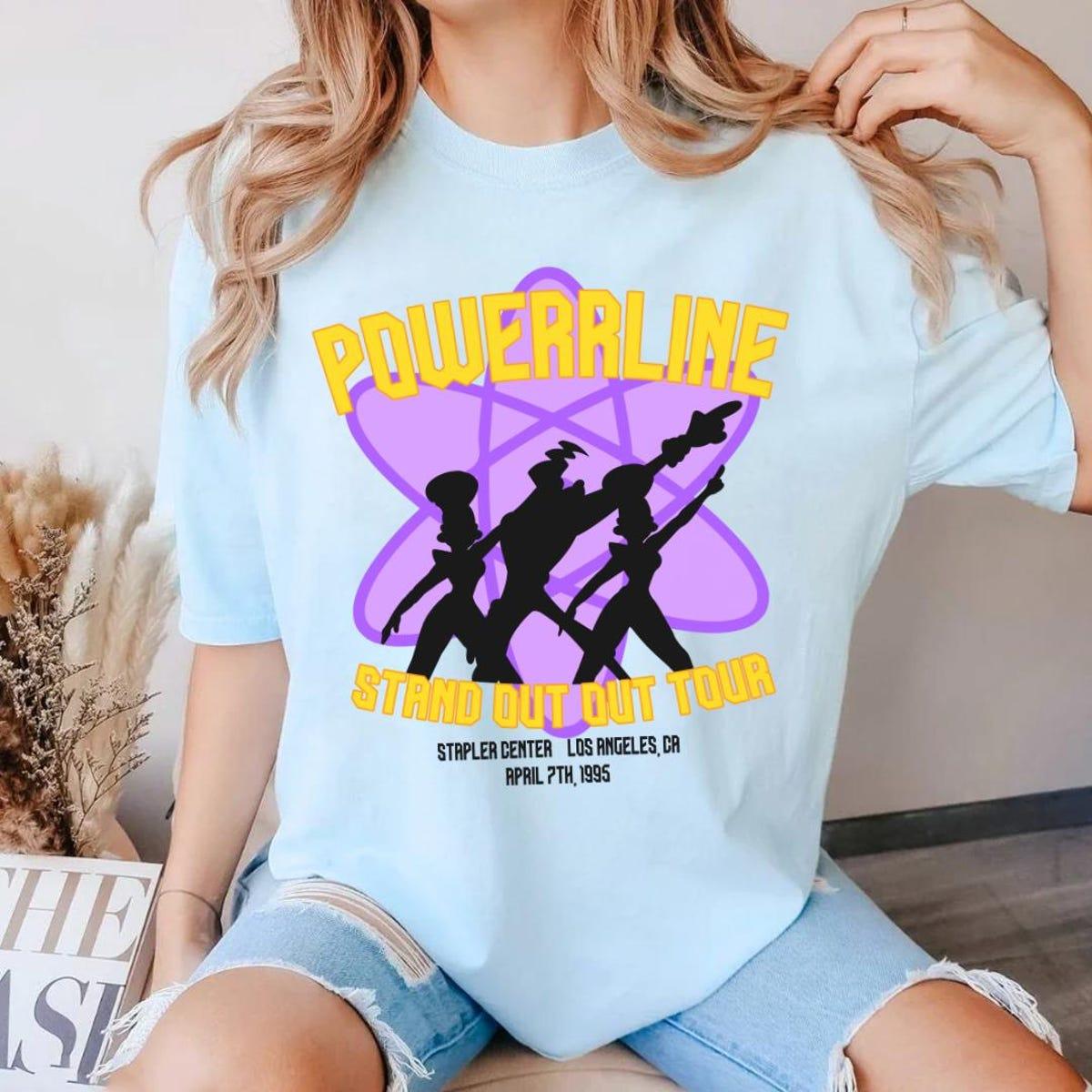 A Goofy Movie Powerline Stand Out World Tour Shirt 4