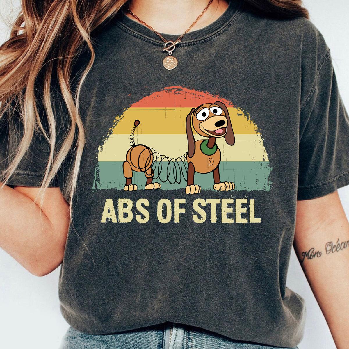 Abs Of Steel Toy Story Dog Slinky Vintage Retro Shirt 1