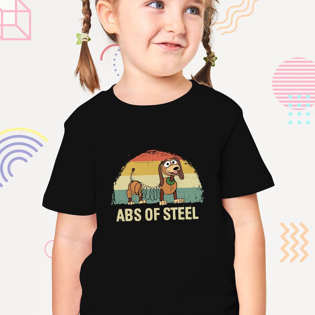 Abs Of Steel Toy Story Dog Slinky Vintage Retro Shirt 5