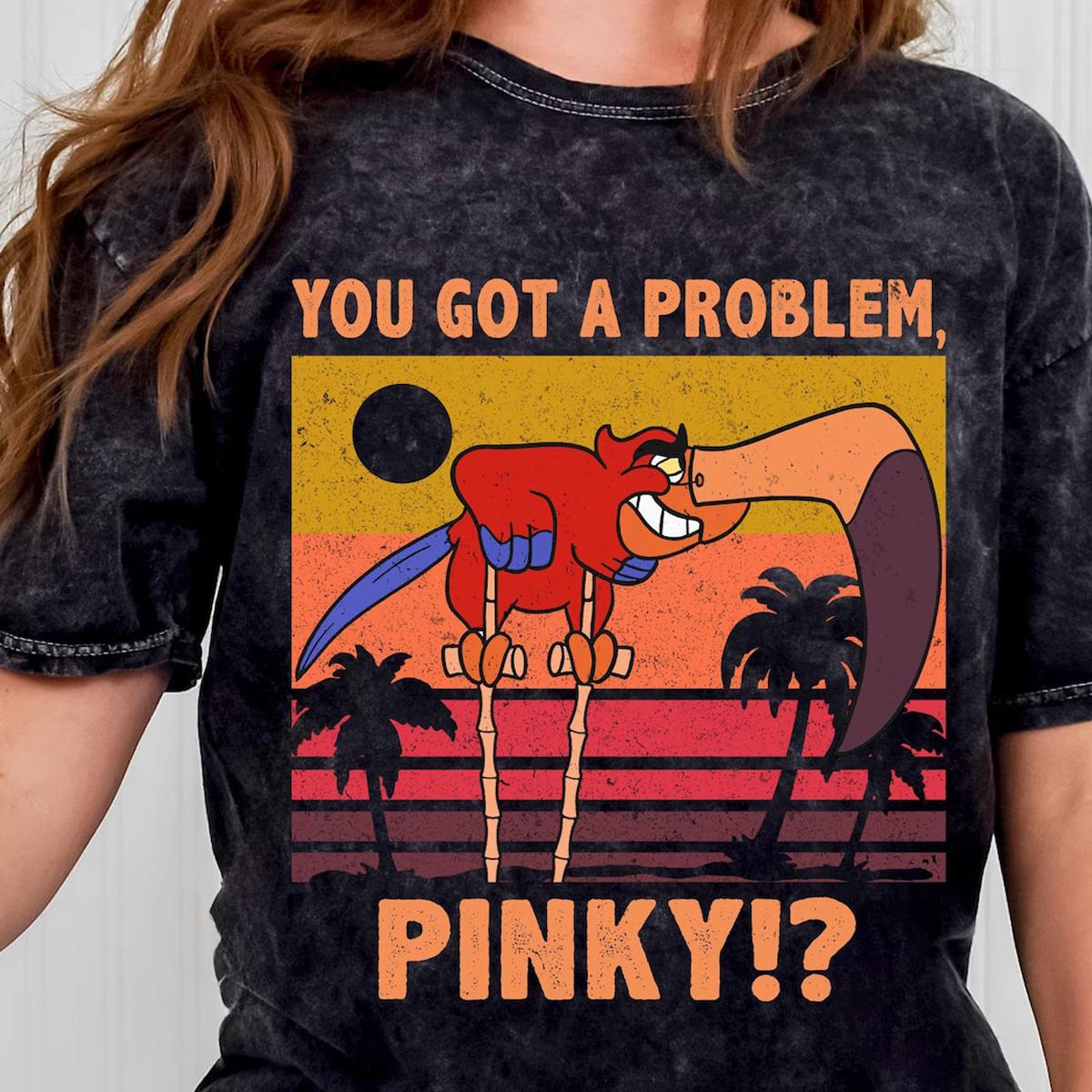 Aladdin Iago You Got A Problem Pinky Shirt 2