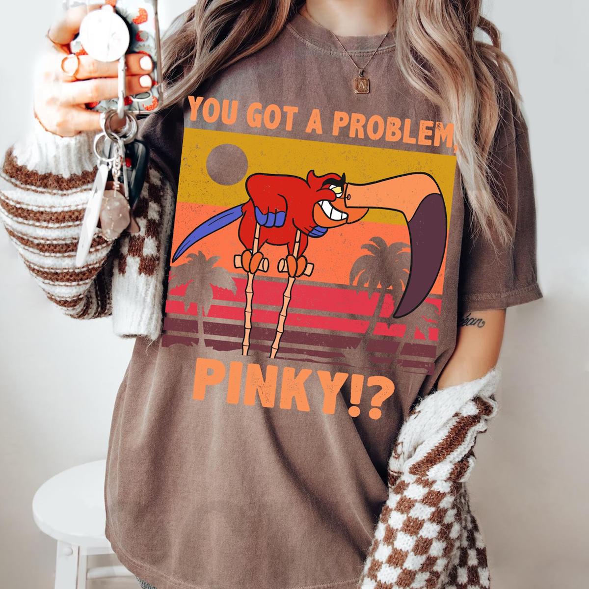 Aladdin Iago You Got A Problem Pinky Shirt 3