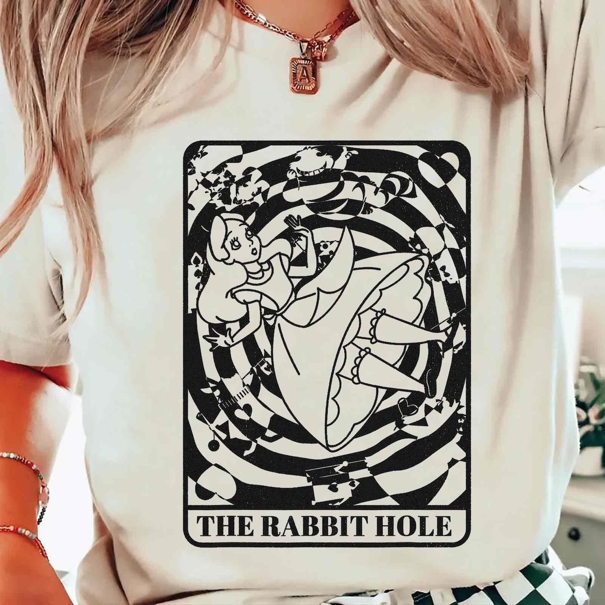 Alice In Wonderland The Rabbit Hole Card Princess Alice Shirt 1