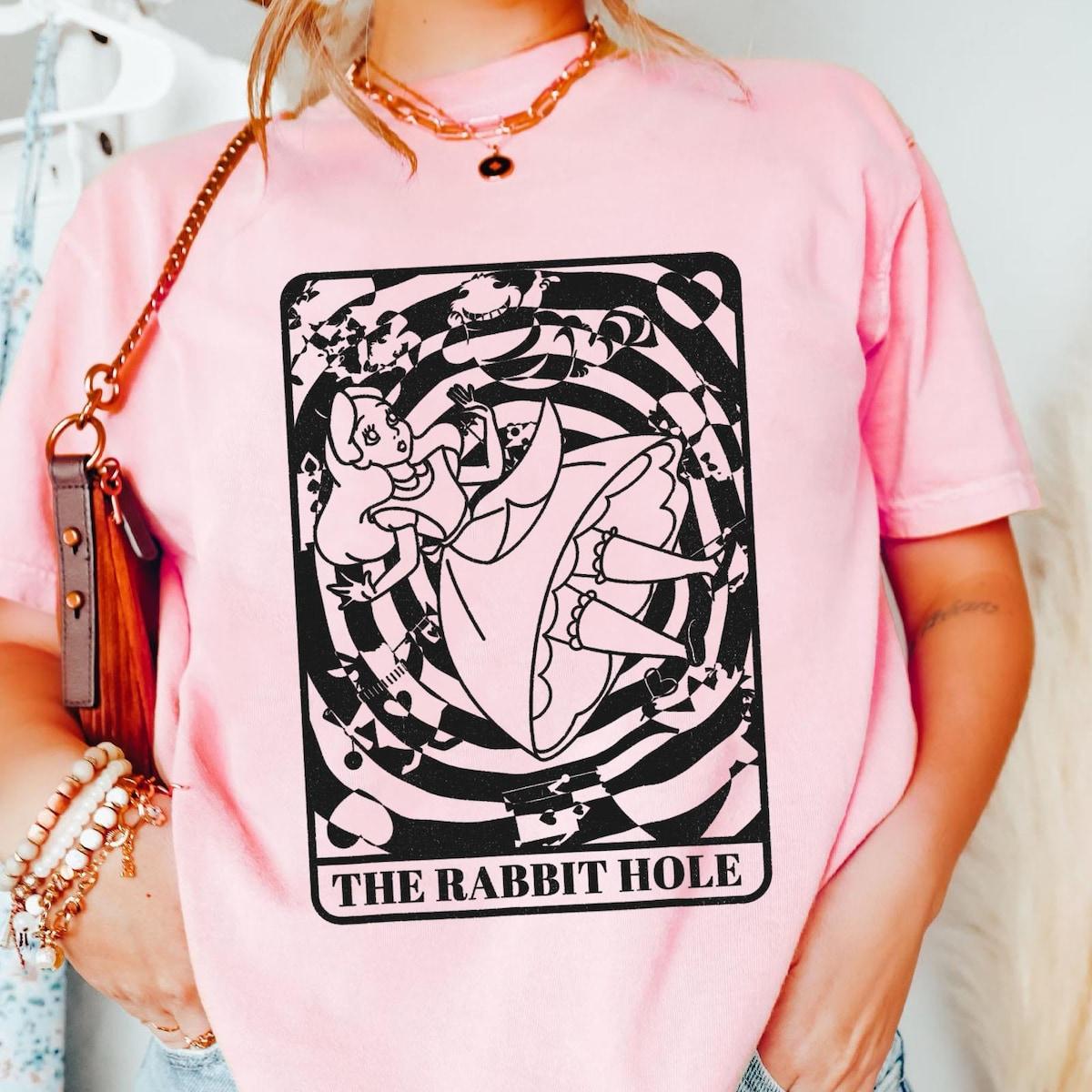 Alice In Wonderland The Rabbit Hole Card Princess Alice Shirt 3