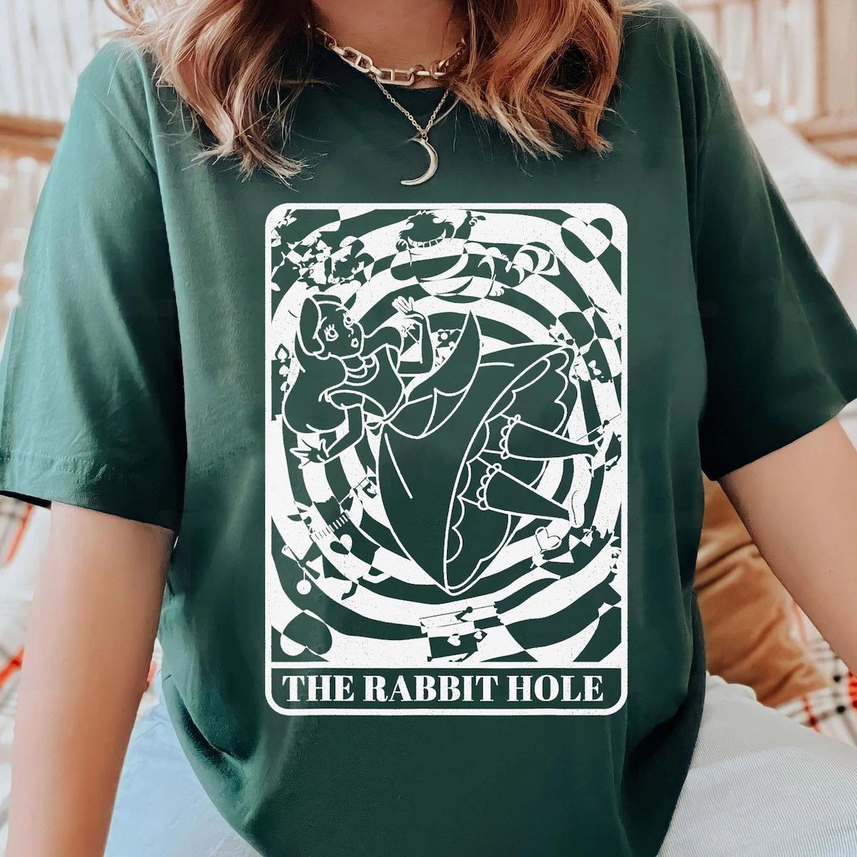 Alice In Wonderland The Rabbit Hole Card Princess Alice Shirt 4