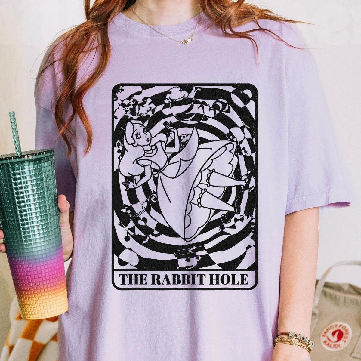 Alice In Wonderland The Rabbit Hole Card Princess Alice Shirt 5