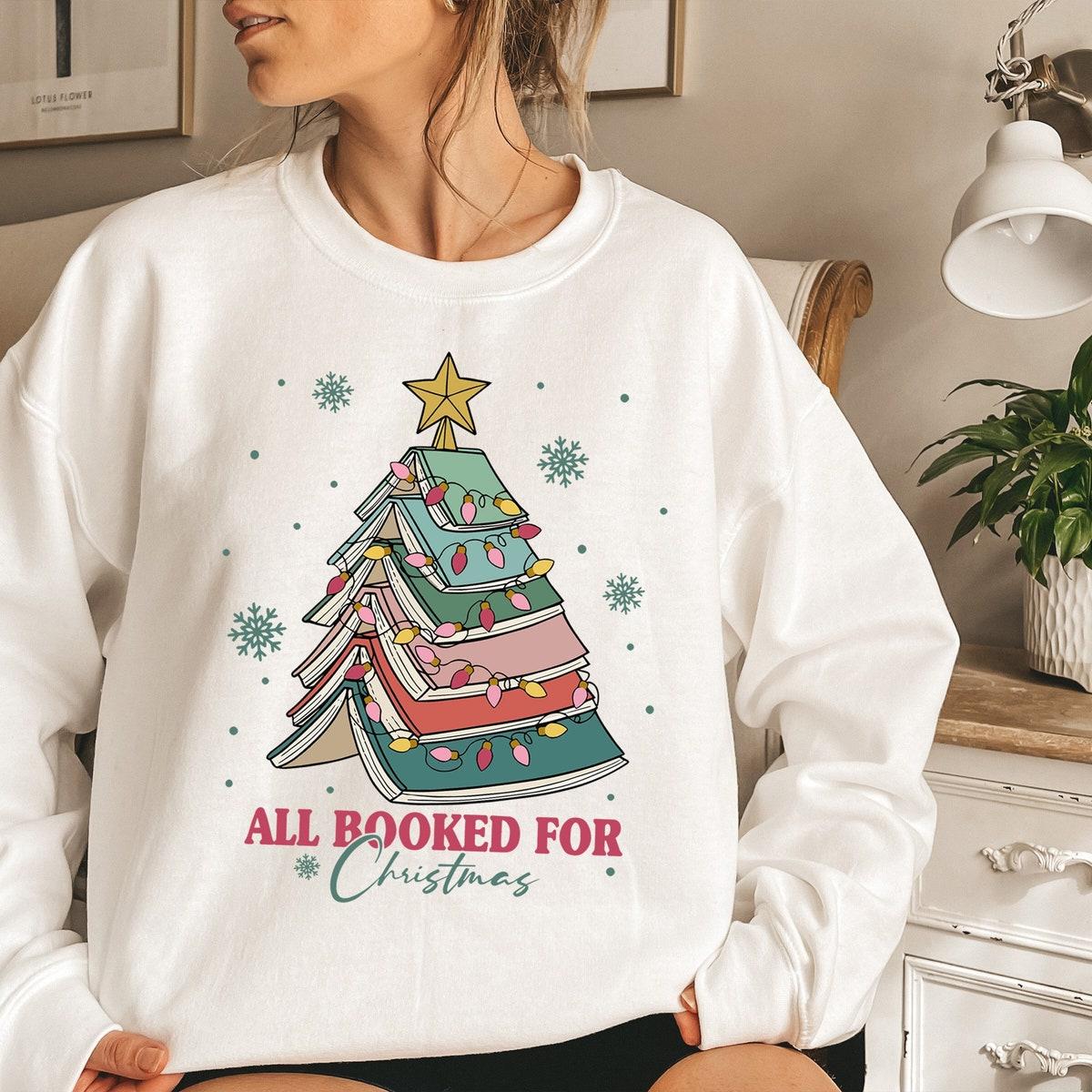 All Booked For Christmas Shirt 1