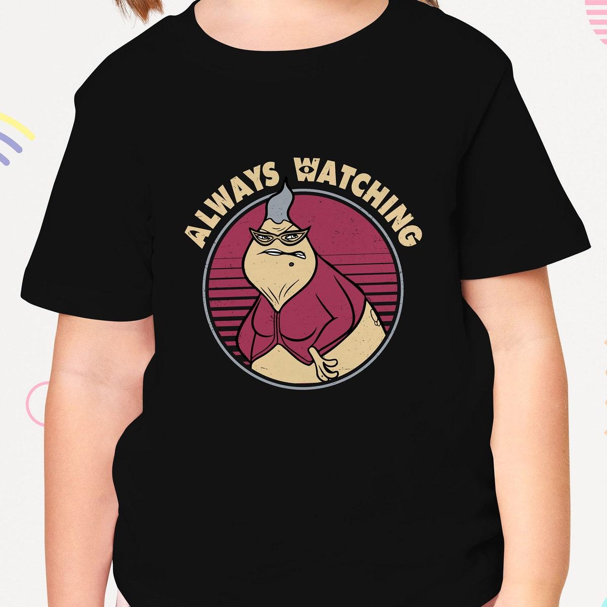 Always Watching Monsters Inc Roz Vintage Retro Shirt 6