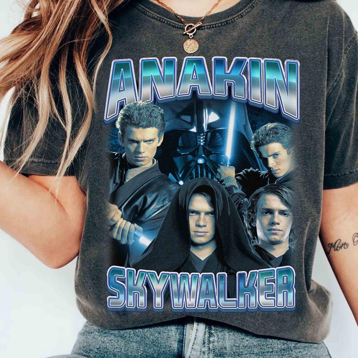 Anakin Skywalker Graphic Portrait Poster Darth Vader Dark Side Shirt 2