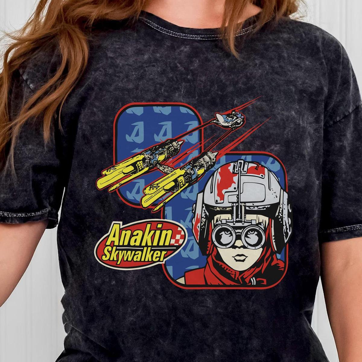 Anakin Skywalker Racing Mos Espa Arena Podracing On Tatooine Champion Shirt 1