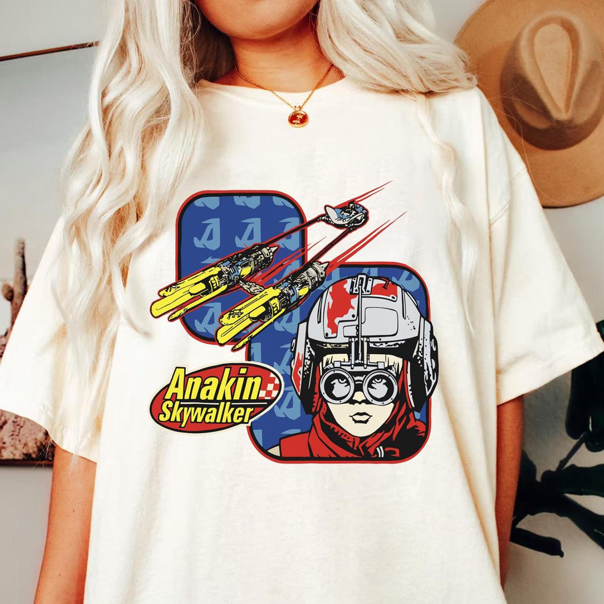 Anakin Skywalker Racing Mos Espa Arena Podracing On Tatooine Champion Shirt 2