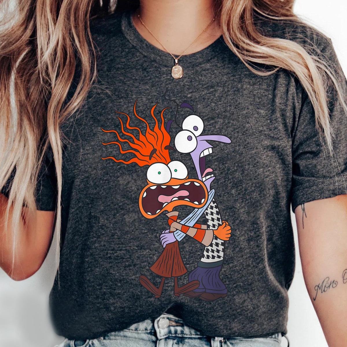 Anxiety And Fear Inside Out 2 Friends Matching Disney Shirt 1