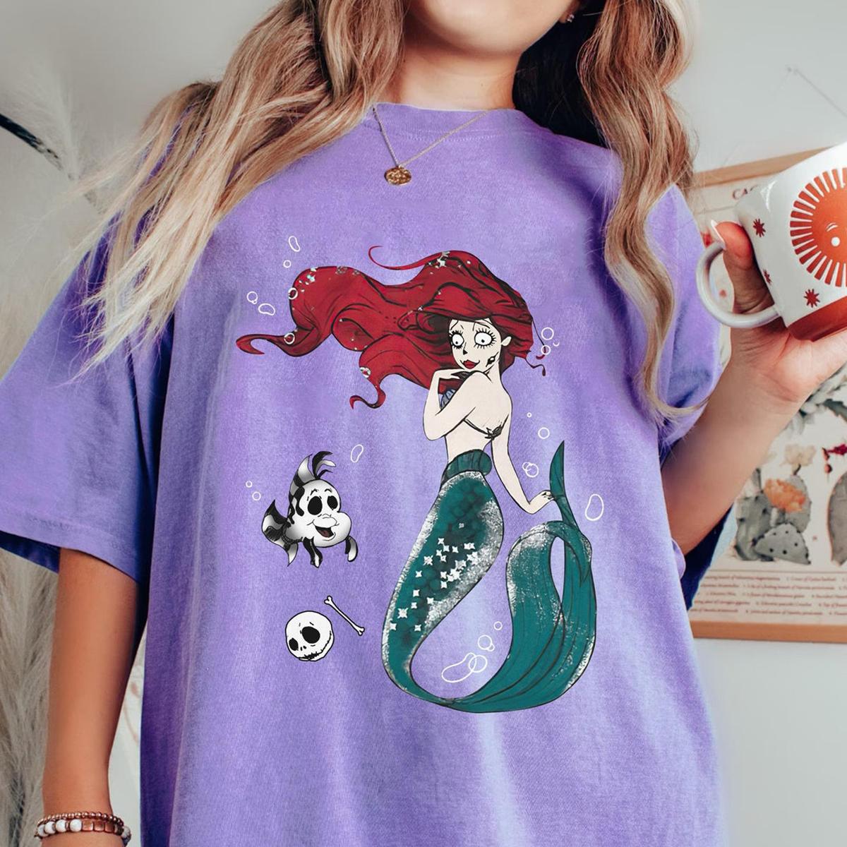 Ariel Flounder Costume Jack Skellington Sally Shirt 6