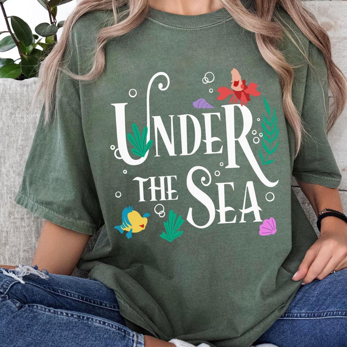 Ariel Princess Under The Sea The Little Mermaid Shirt 4