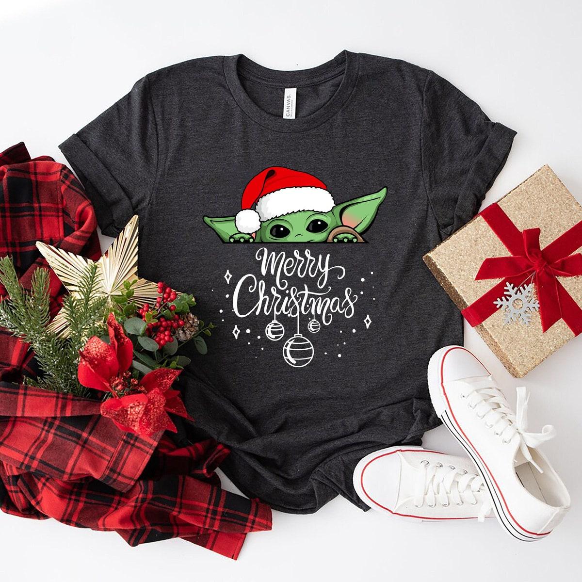 Baby Yoda Christmas Shirt 2