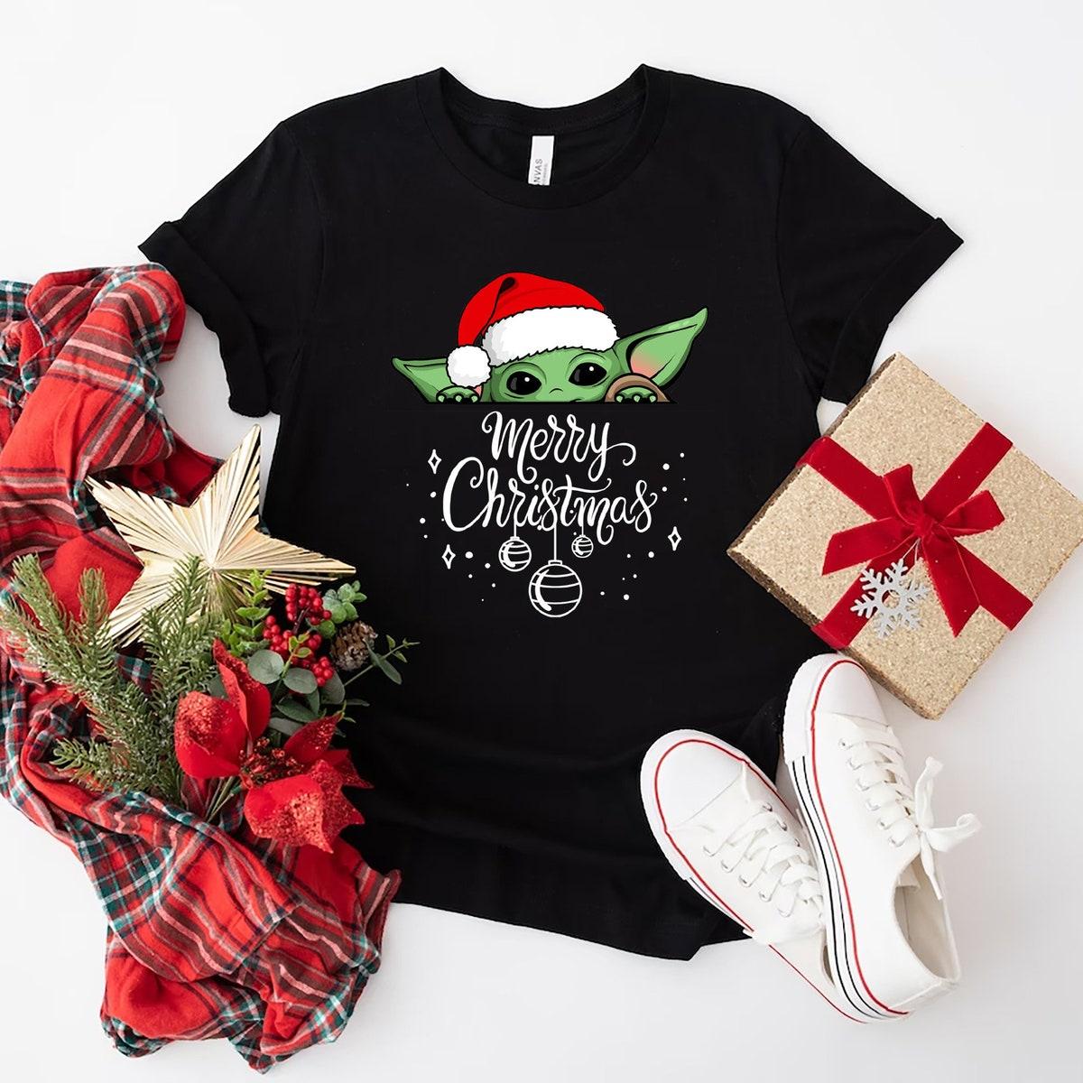 Baby Yoda Christmas Shirt 3