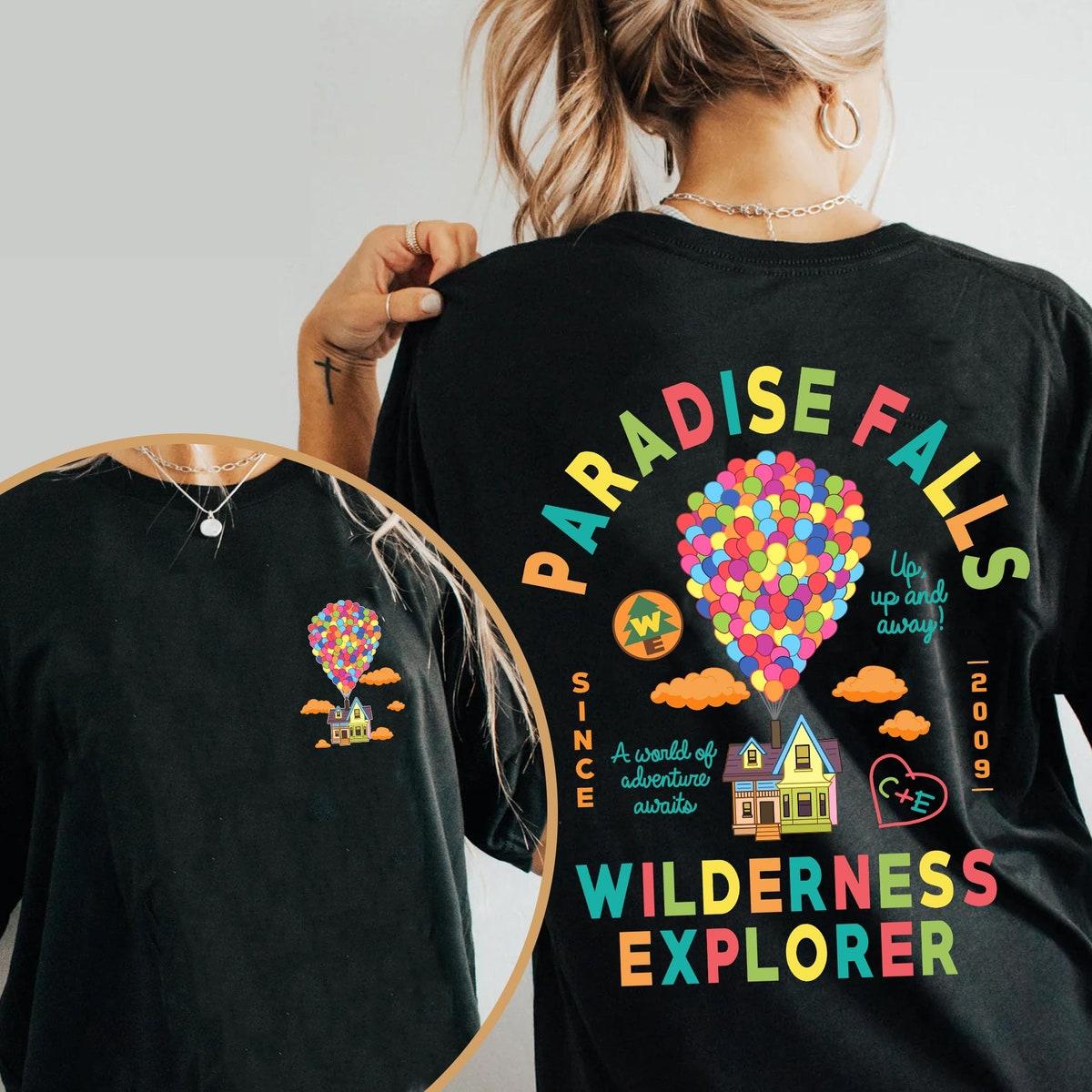 Balloon House Paradise Falls Wilderness Explorer Shirt 1