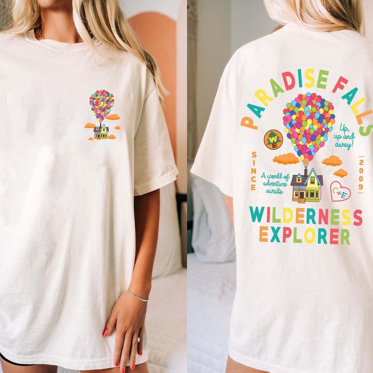 Balloon House Paradise Falls Wilderness Explorer Shirt 3