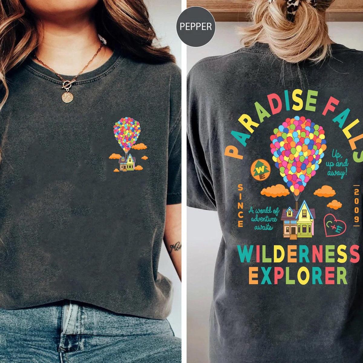 Balloon House Paradise Falls Wilderness Explorer Shirt 4