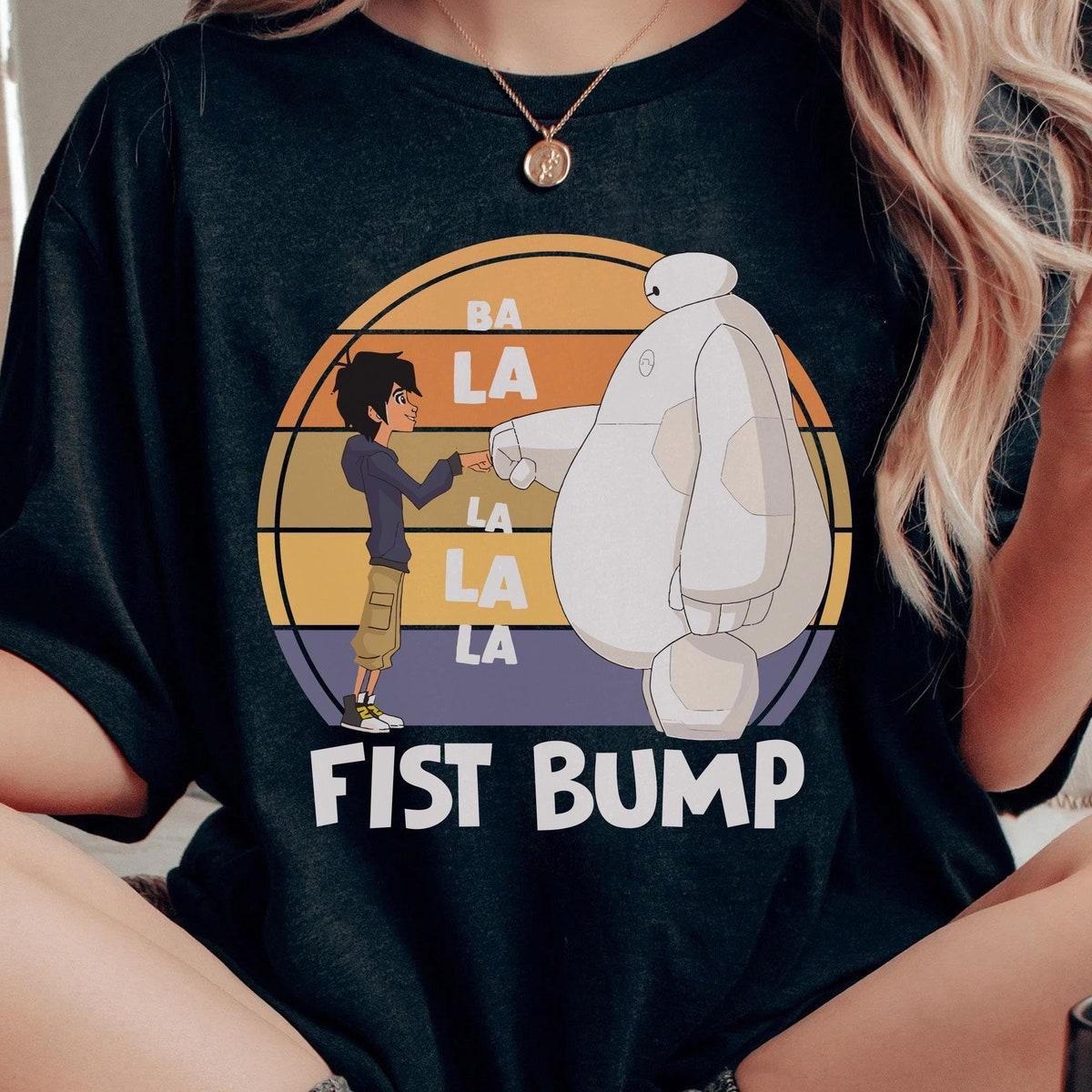 Baymax And Hiro Hamada Fist Bump Shirt 2