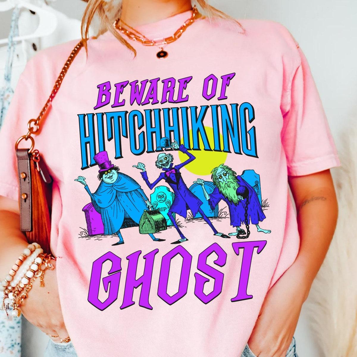 Beware Of Hitchhiking Ghost Haunted Mansion Shirt 6