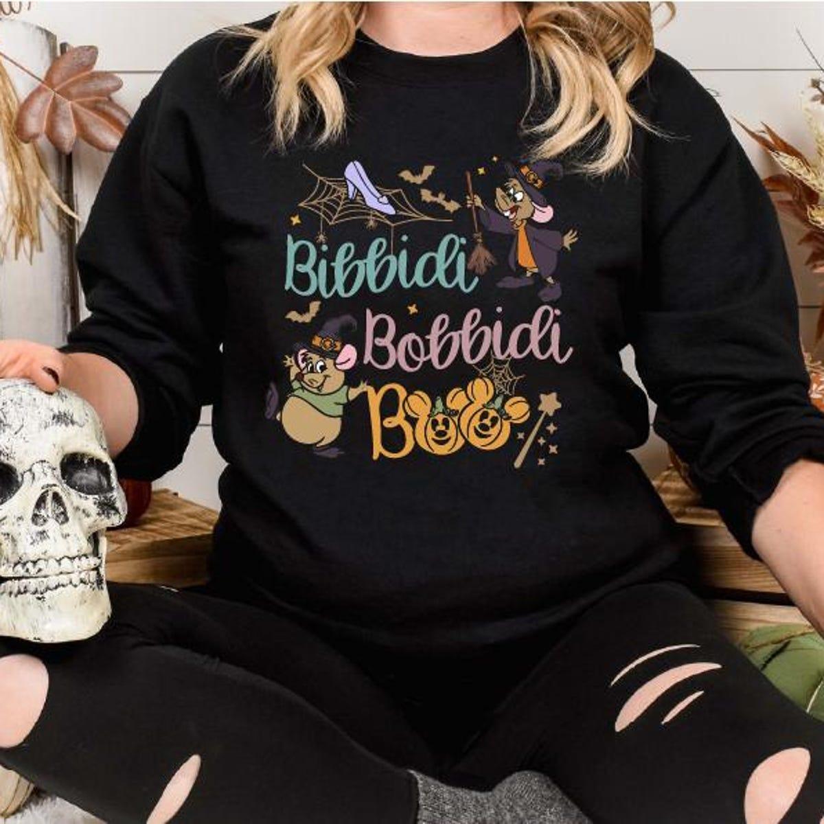 Bibbidi Bobbidi Boo Gus gus And Jaq Halloween Shirt 2