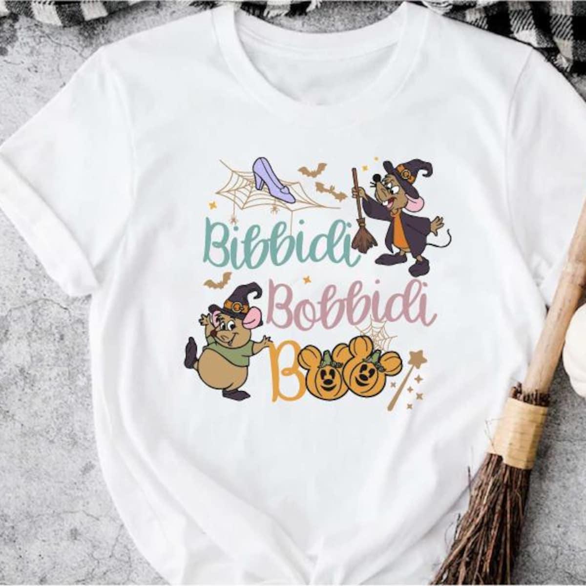 Bibbidi Bobbidi Boo Gus gus And Jaq Halloween Shirt 6