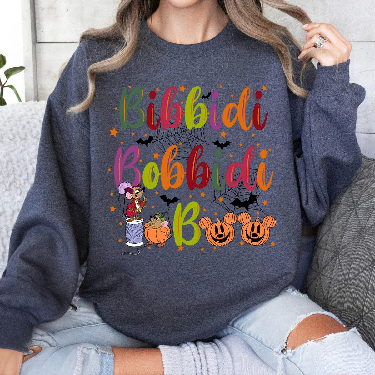 Bibbidi Bobbidi Boo Gus gus And Jaq Halloween Shirt 7