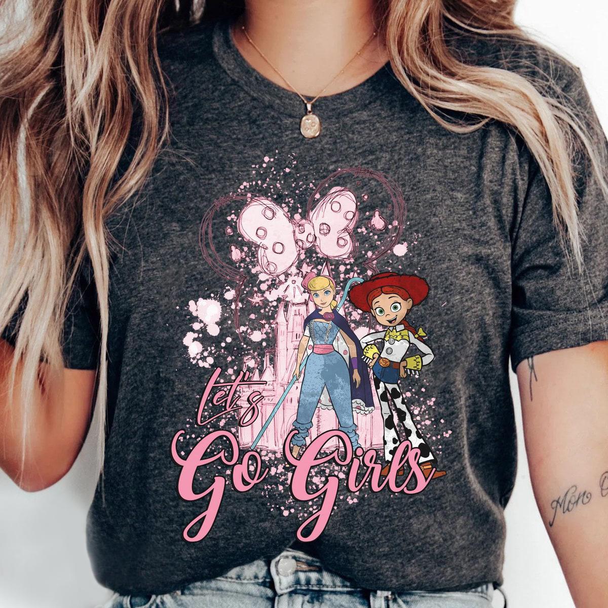 Bo Peep And Jessie Let's Go Girls Toy Story Bestie Shirt 1