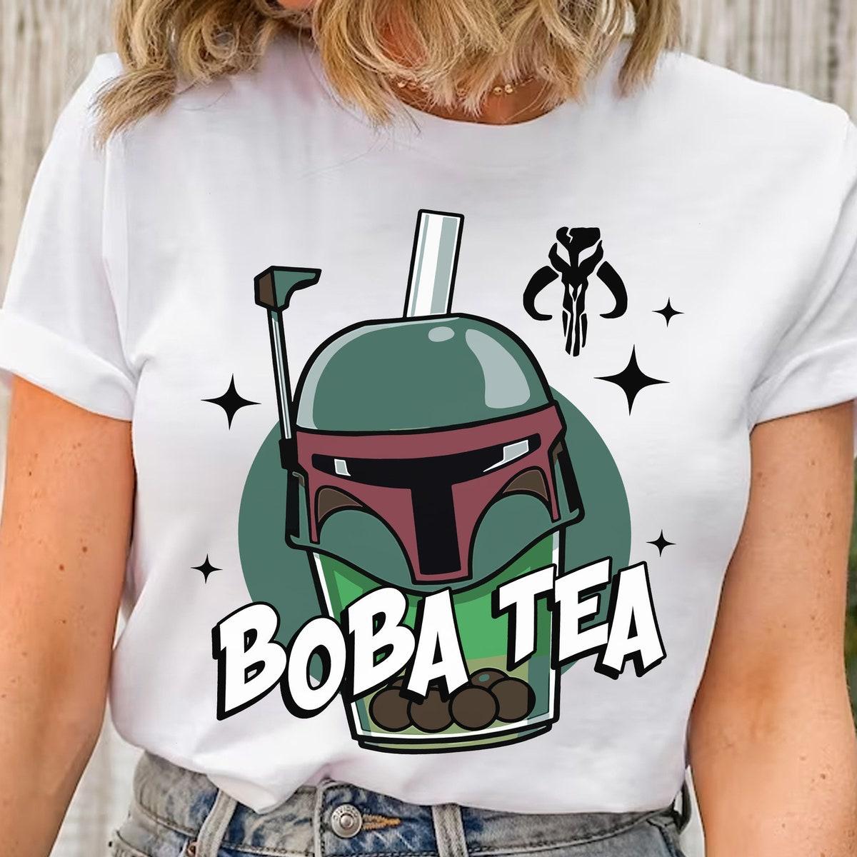 Boba Fett Bubble Tea Star Wars Bounty Hunter Shirt 1