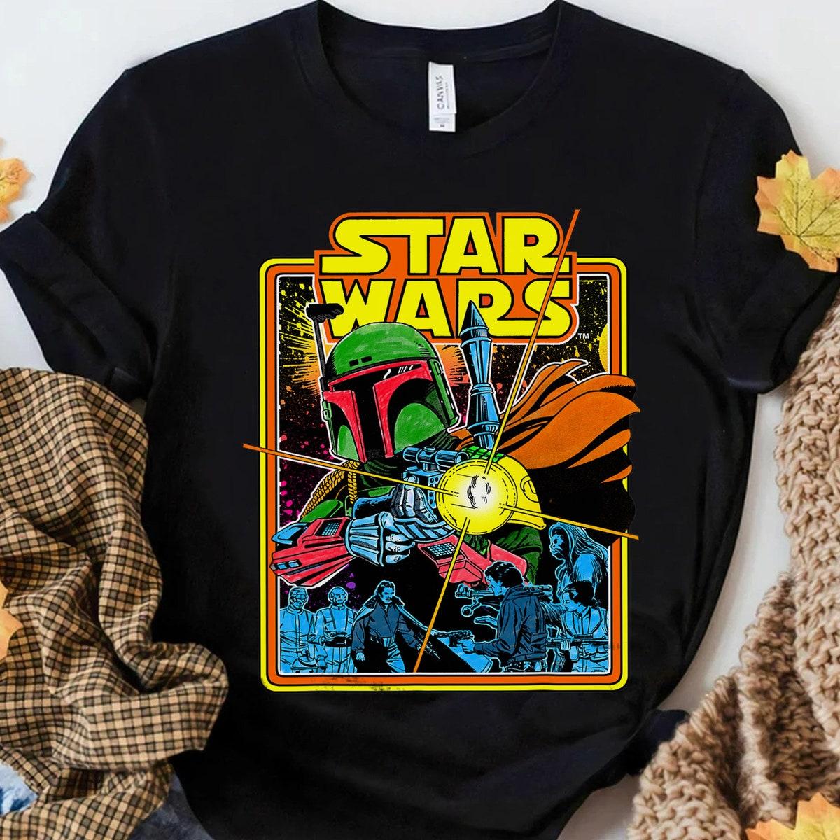 Boba Fett Fires Star Wars Shirt 4