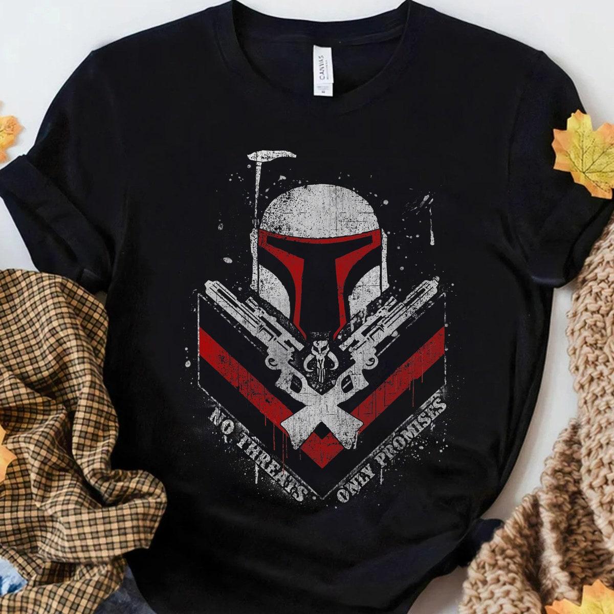 Boba Fett No Threats Only Promises Star Wars Shirt 1