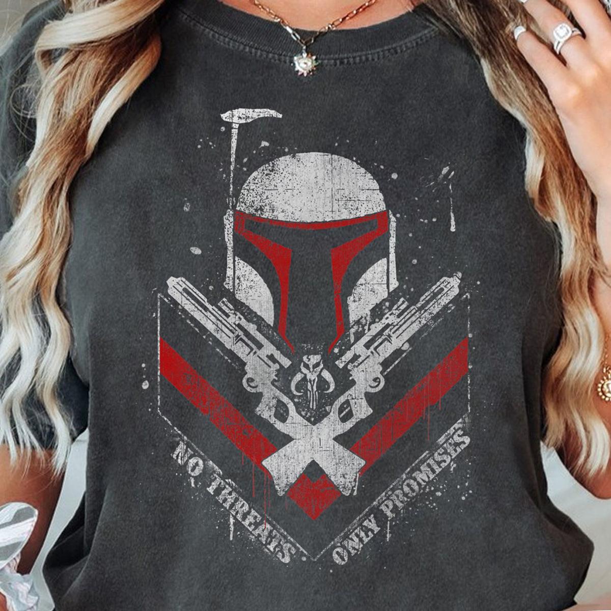 Boba Fett No Threats Only Promises Star Wars Shirt 2