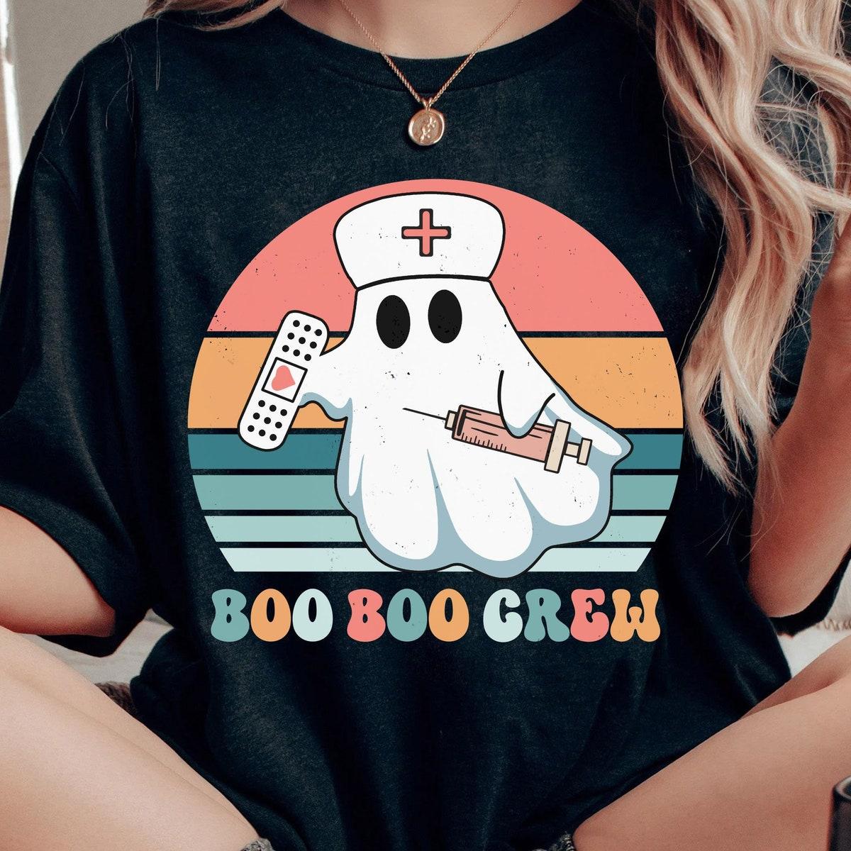 Boo Boo Crew Nurse Halloween Shirt 1