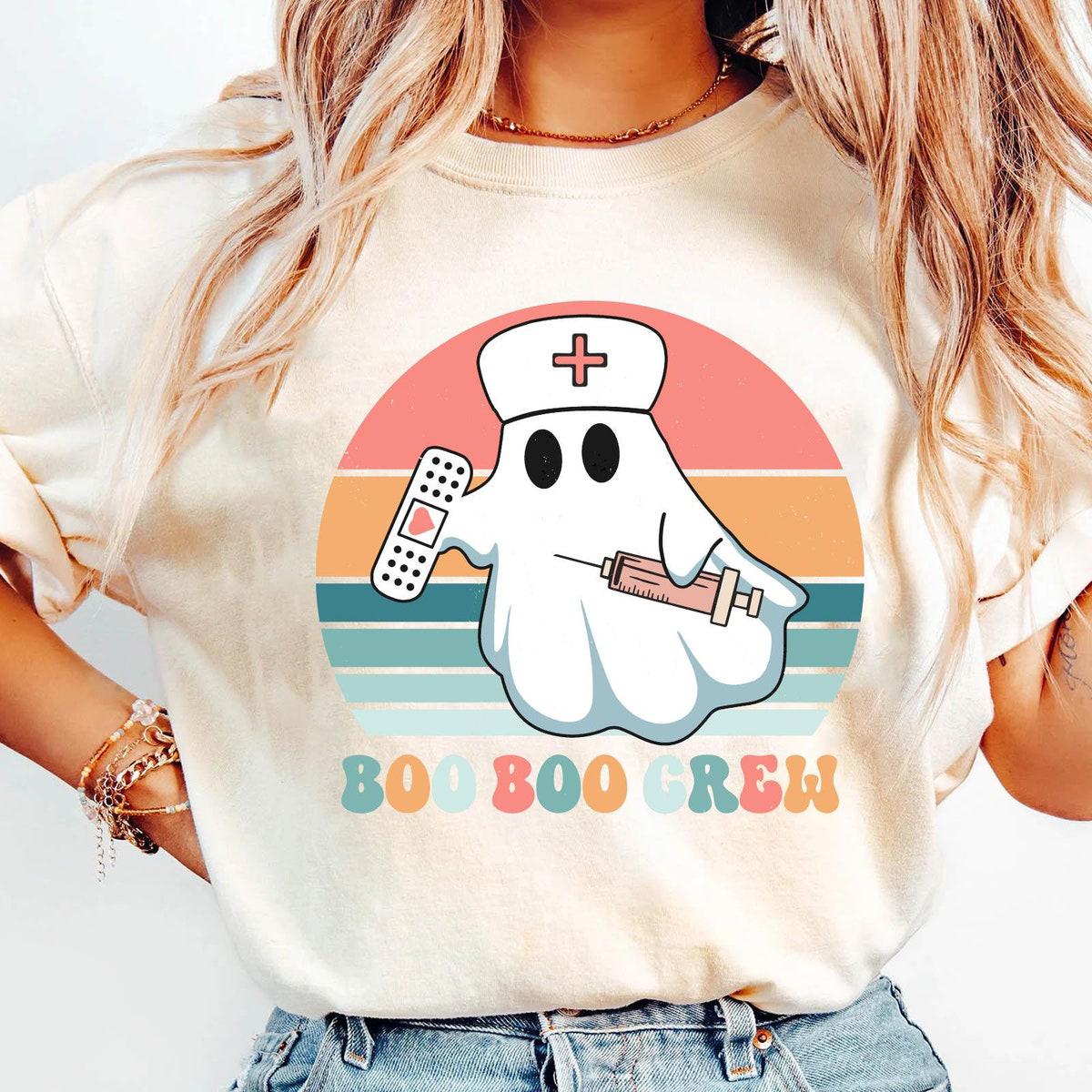 Boo Boo Crew Nurse Halloween Shirt 2