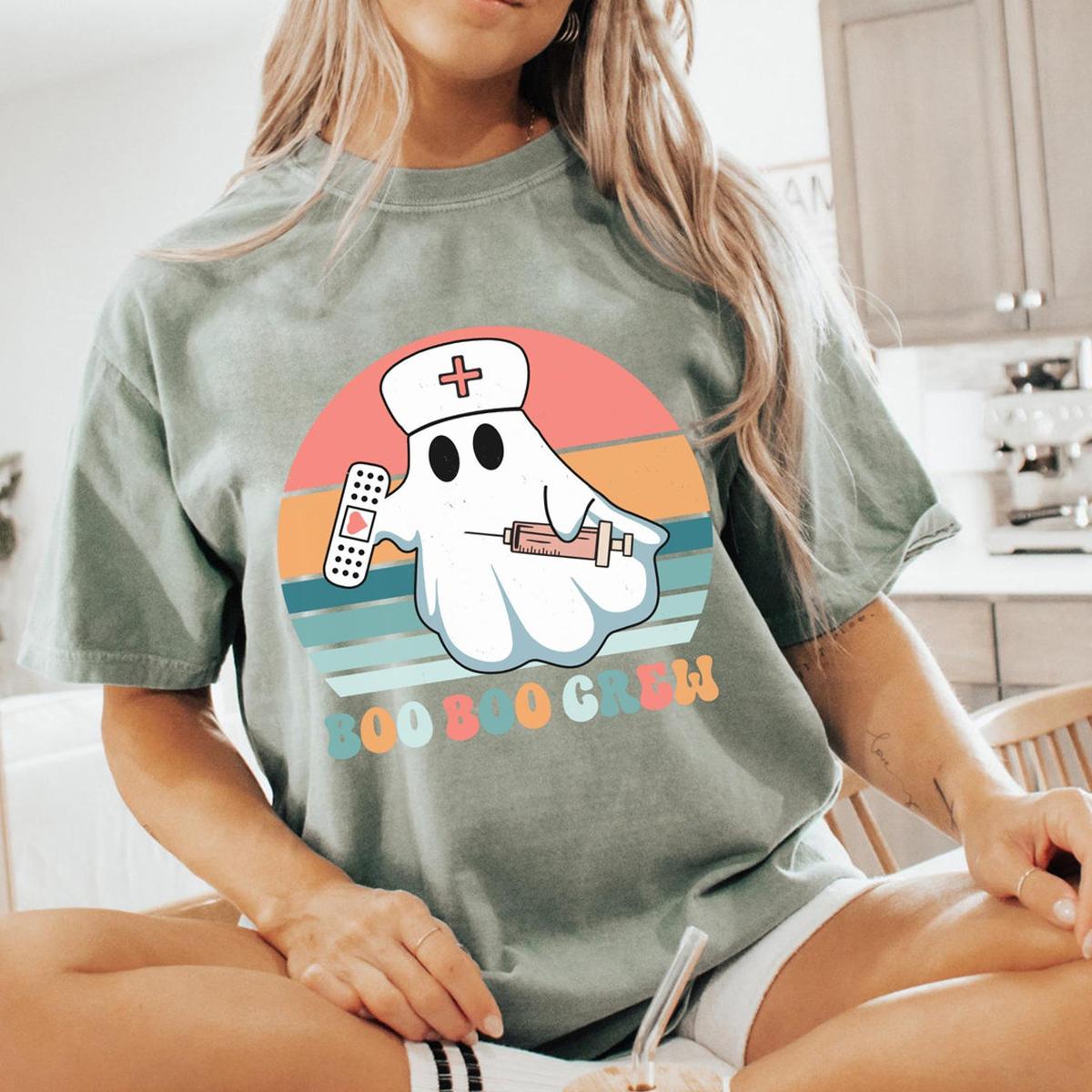 Boo Boo Crew Nurse Halloween Shirt 3