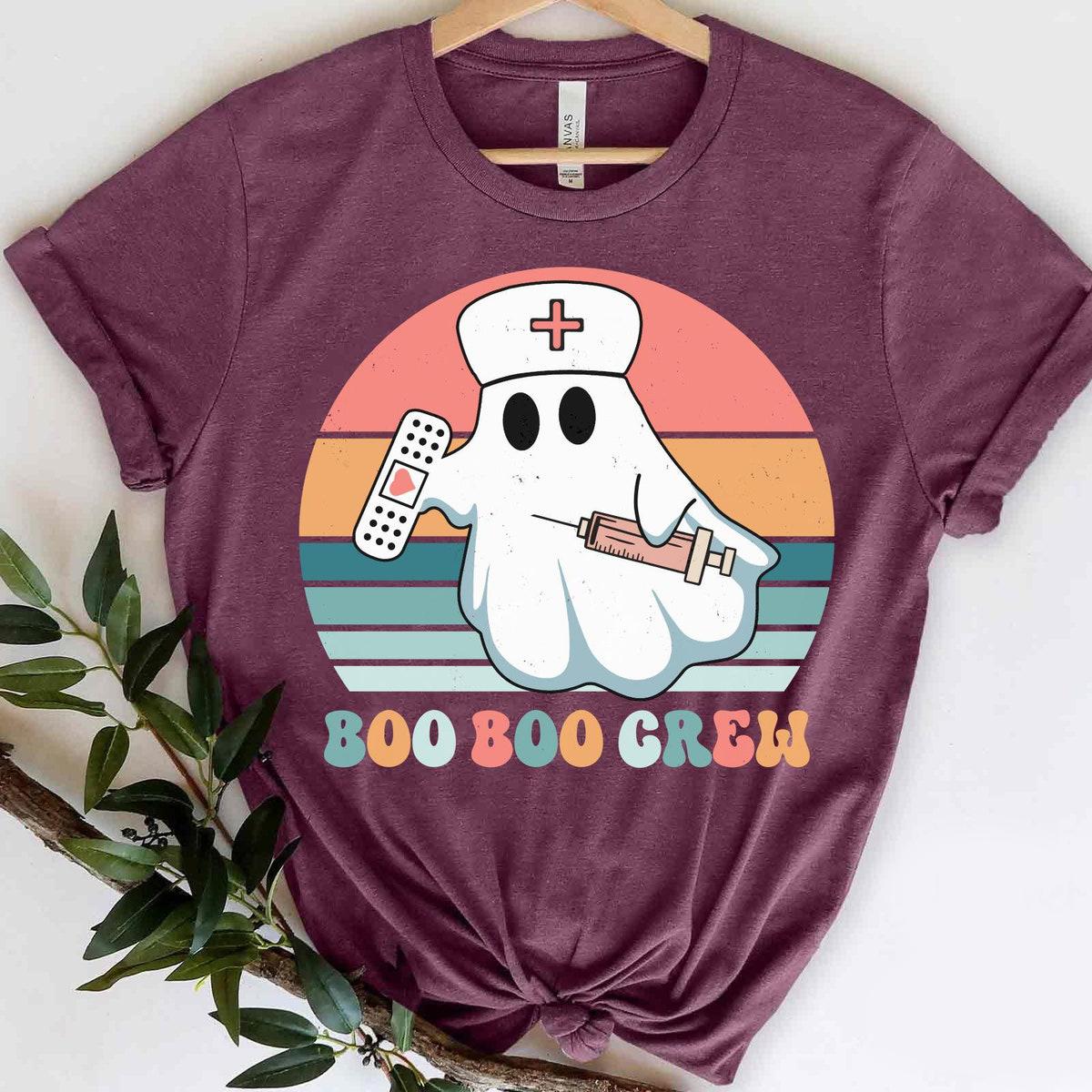 Boo Boo Crew Nurse Halloween Shirt 4