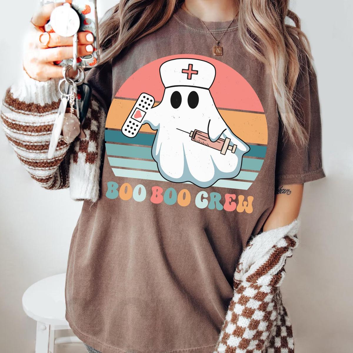 Boo Boo Crew Nurse Halloween Shirt 6